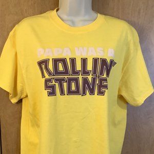 NWOT The Rolling Stones "Papa was a Rolling Stone" T-Shirt Size:  Medium